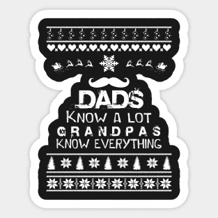 Merry Christmas DADS Sticker